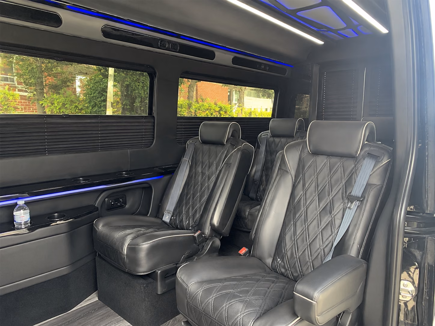 little rock 10 passenger sprinter van inside