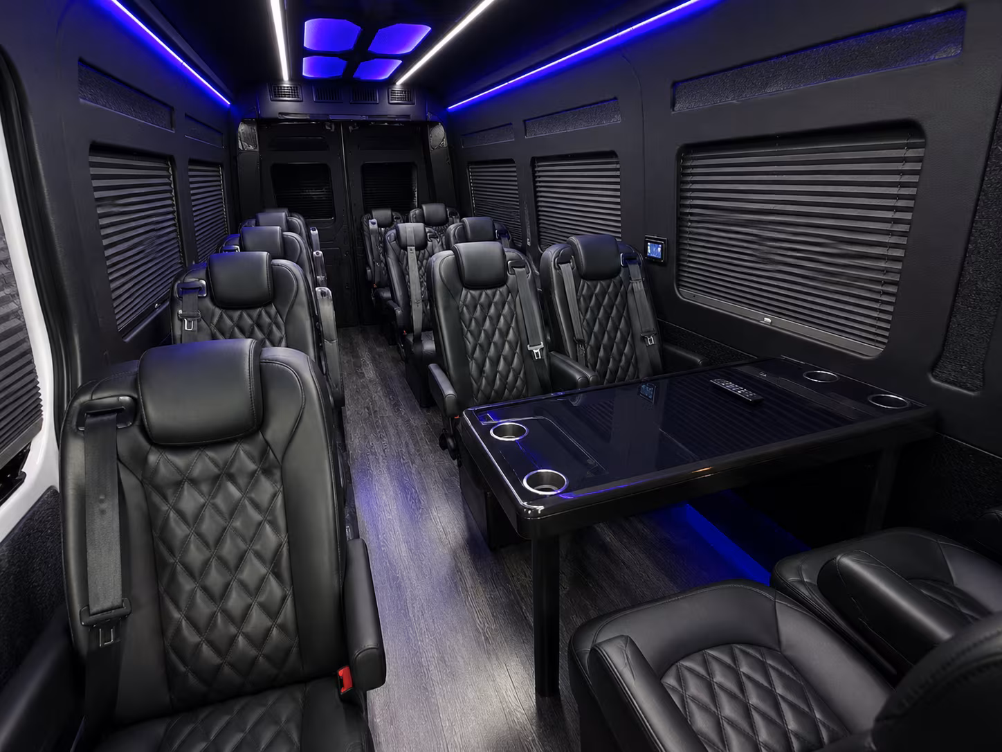 little rock 15 passenger sprinter van interior