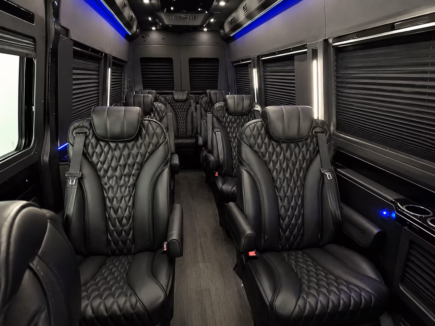 little rock 20 passenger sprinter van interior