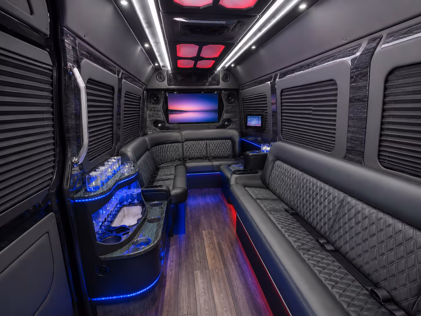 little rock sprinter limousine interior